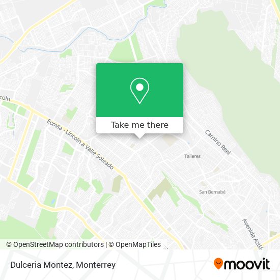 Mapa de Dulceria Montez