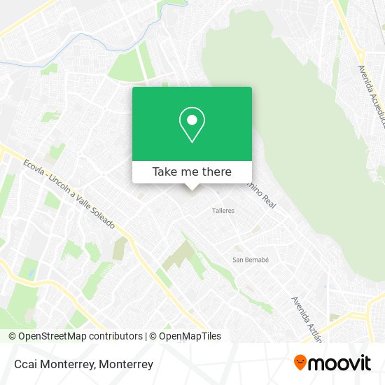 Mapa de Ccai Monterrey