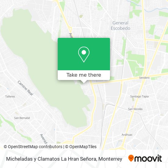 Mapa de Micheladas y Clamatos La Hran Señora