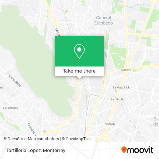 Mapa de Tortilleria López