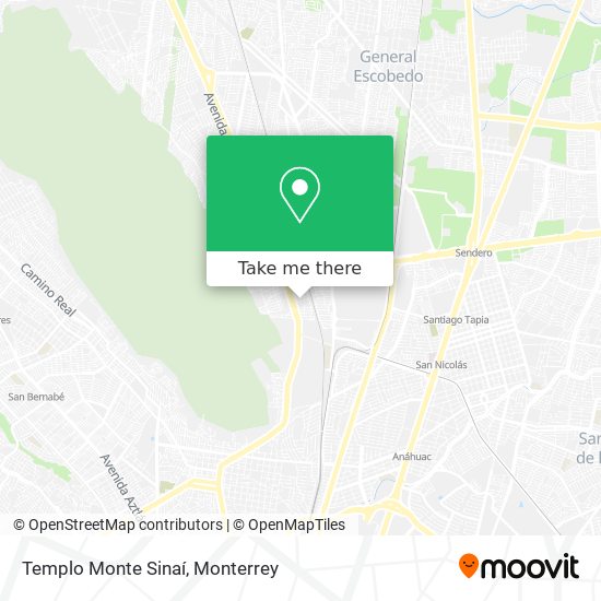 Templo Monte Sinaí map
