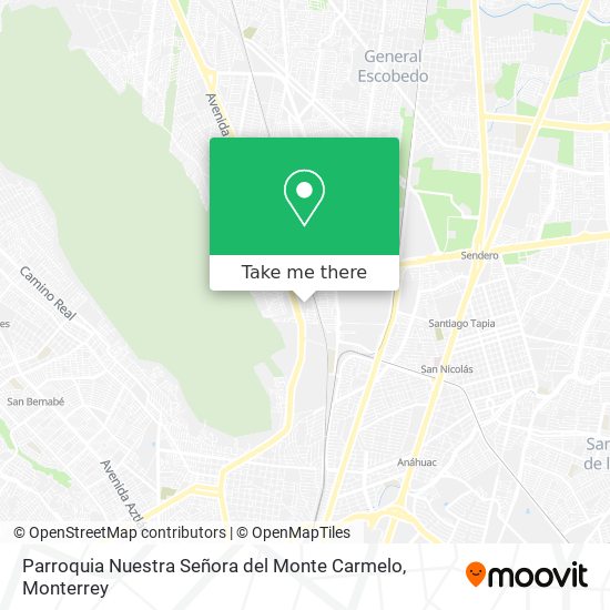 Mapa de Parroquia Nuestra Señora del Monte Carmelo