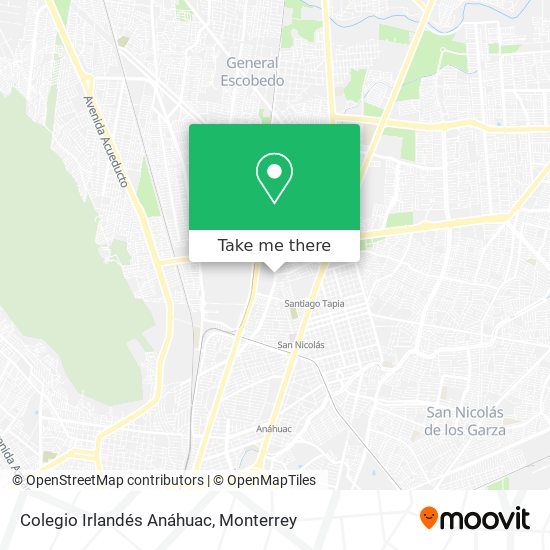 Colegio Irlandés Anáhuac map