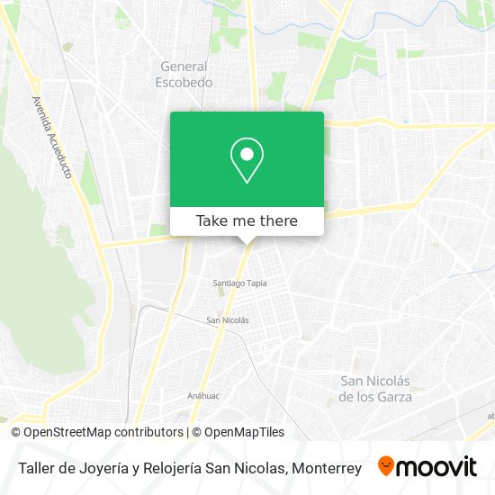 Taller de Joyería y Relojería San Nicolas map