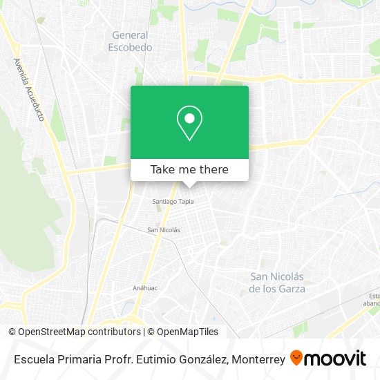 Mapa de Escuela Primaria Profr. Eutimio González