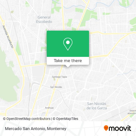 Mapa de Mercado San Antonio
