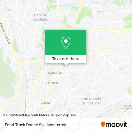 Food Truck Donde Sea map