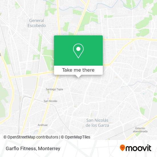 Garflo Fitness map