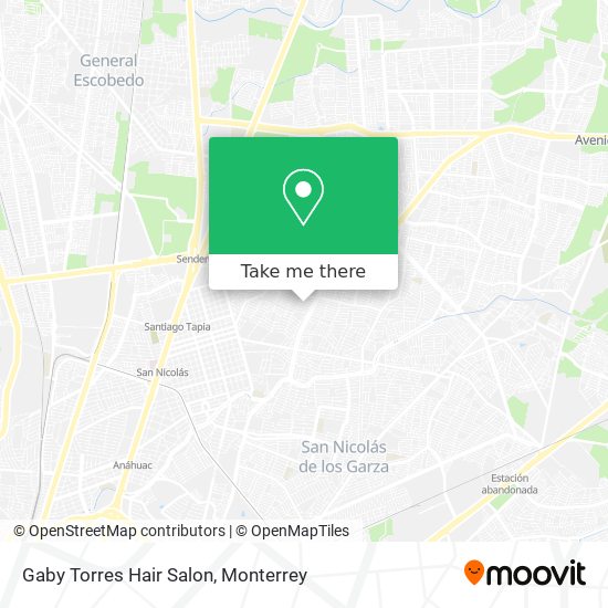 Gaby Torres Hair Salon map