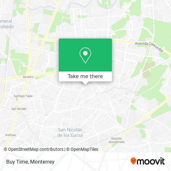 Buy Time map