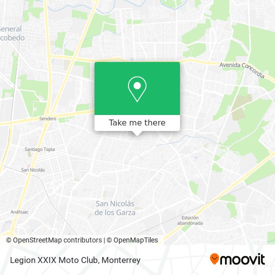 Legion XXIX Moto Club map