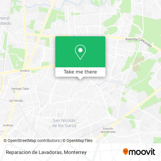 Reparacion de Lavadoras map