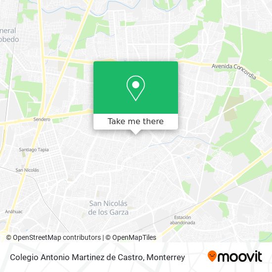 Colegio Antonio Martinez de Castro map
