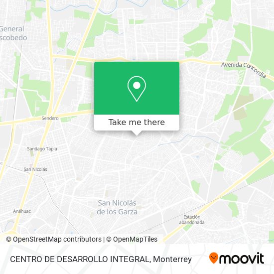 CENTRO DE DESARROLLO INTEGRAL map