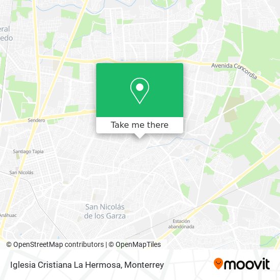 Mapa de Iglesia Cristiana La Hermosa