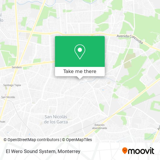Mapa de El Wero Sound System