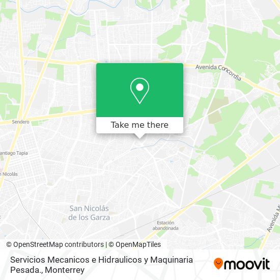 Servicios Mecanicos e Hidraulicos y Maquinaria Pesada. map