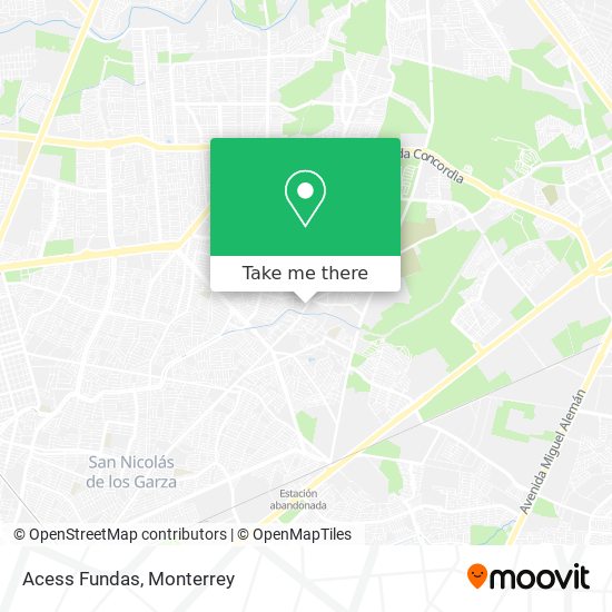 Mapa de Acess Fundas