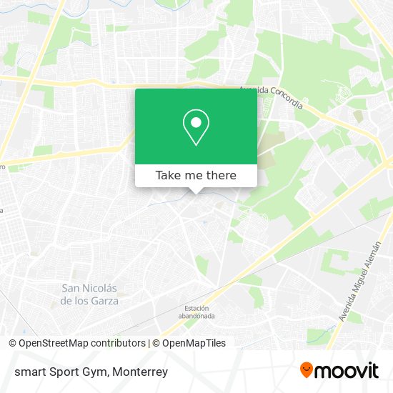 smart Sport Gym map