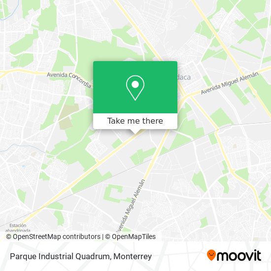 Parque Industrial Quadrum map