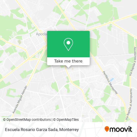 Escuela Rosario Garza Sada map
