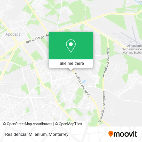 Residencial Milenium map