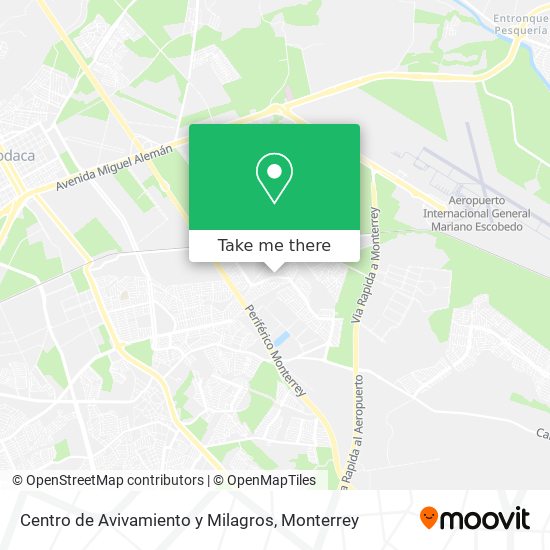 Centro de Avivamiento y Milagros map