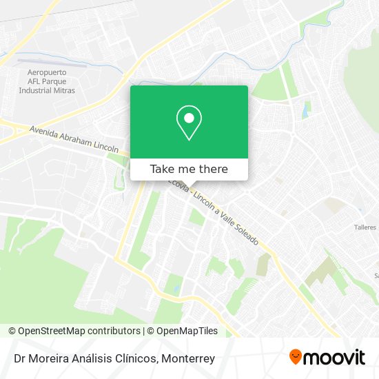 Dr Moreira Análisis Clínicos map