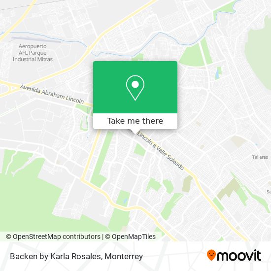 Backen by Karla Rosales map