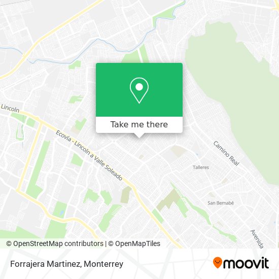 Mapa de Forrajera Martinez