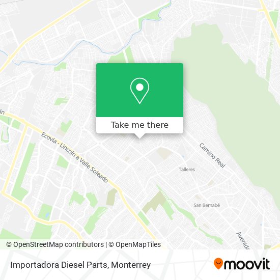 Importadora Diesel Parts map