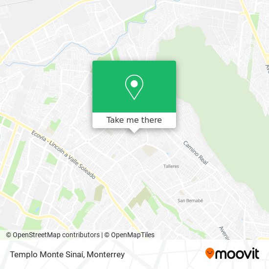 Templo Monte Sinaí map