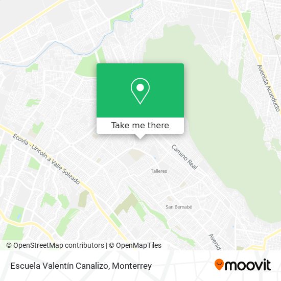 Escuela Valentín Canalizo map