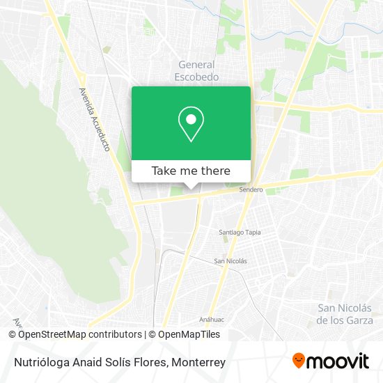 Mapa de Nutrióloga Anaid Solís Flores