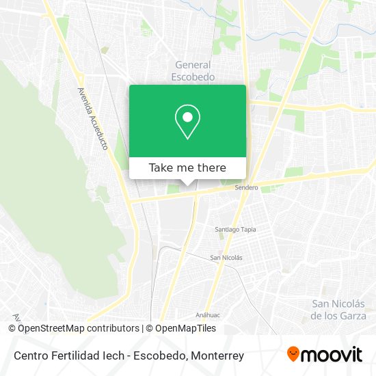 Centro Fertilidad Iech - Escobedo map