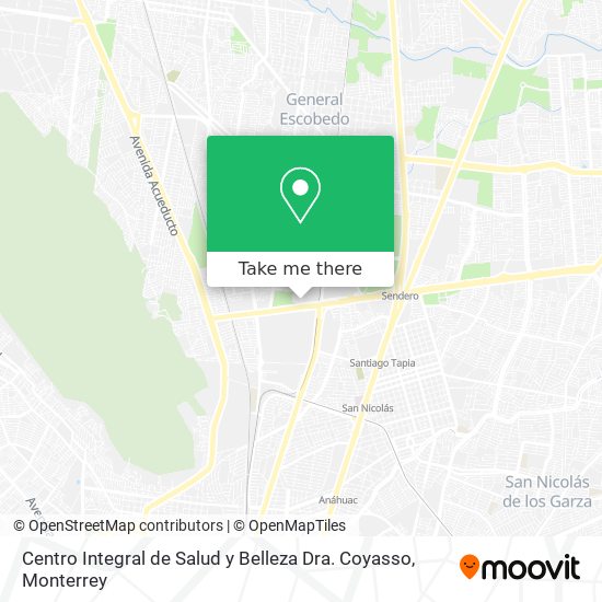 Mapa de Centro Integral de Salud y Belleza Dra. Coyasso