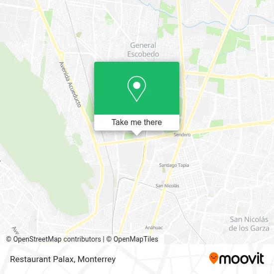 Restaurant Palax map