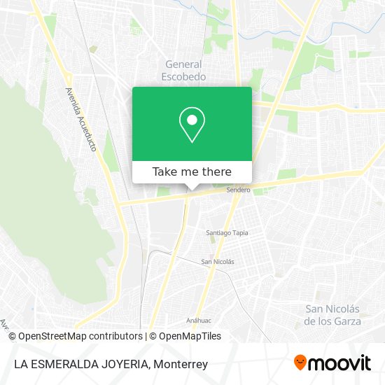 Mapa de LA ESMERALDA JOYERIA