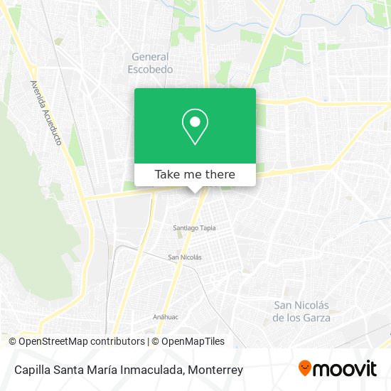 Capilla Santa María Inmaculada map