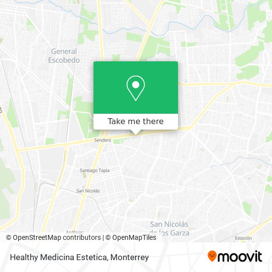 Mapa de Healthy Medicina Estetica