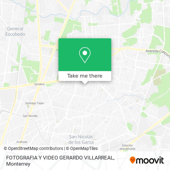 Mapa de FOTOGRAFIA Y VIDEO GERARDO VILLARREAL