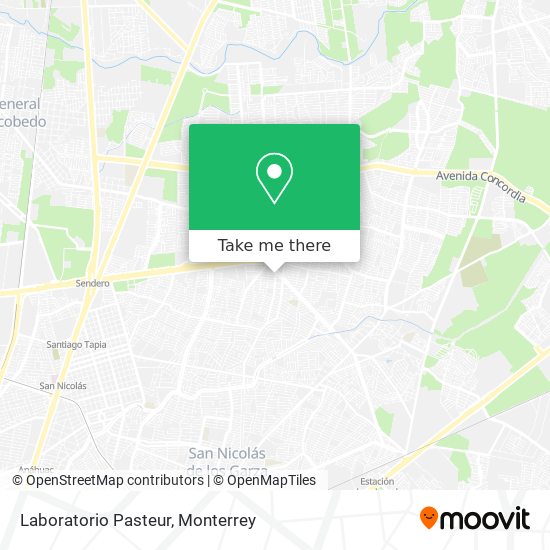 Laboratorio Pasteur map