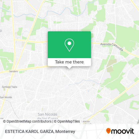 ESTETICA KAROL GARZA map