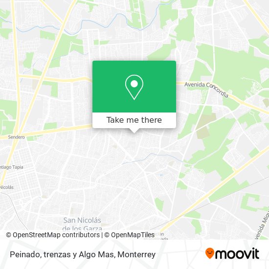 Peinado, trenzas y Algo Mas map
