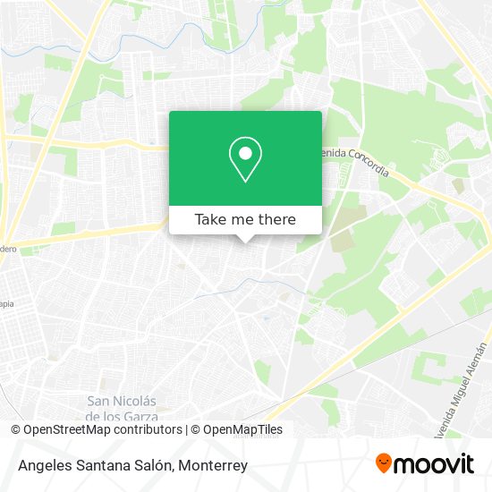 Angeles Santana Salón map