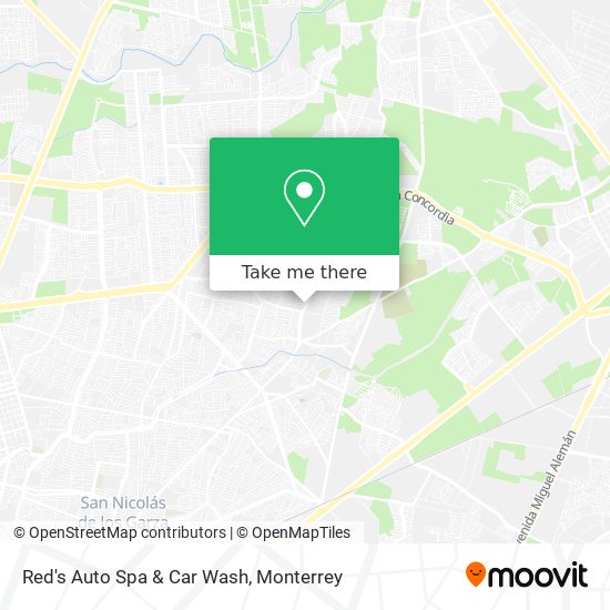 Mapa de Red's Auto Spa & Car Wash