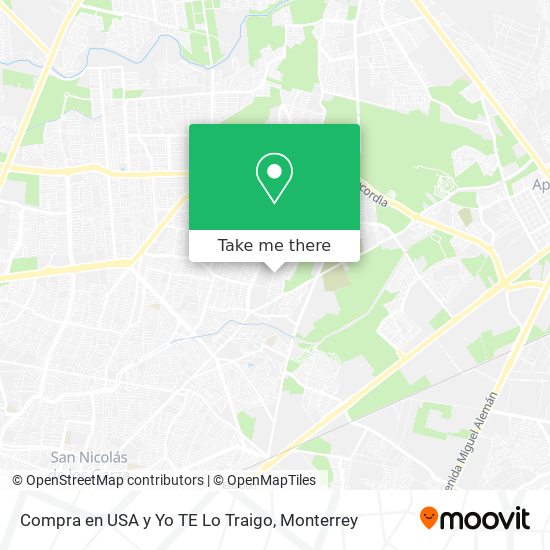 Mapa de Compra en USA y Yo TE Lo Traigo