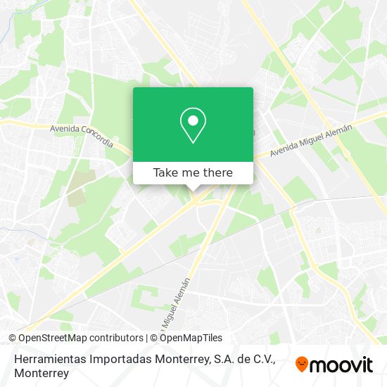 Herramientas Importadas Monterrey, S.A. de C.V. map
