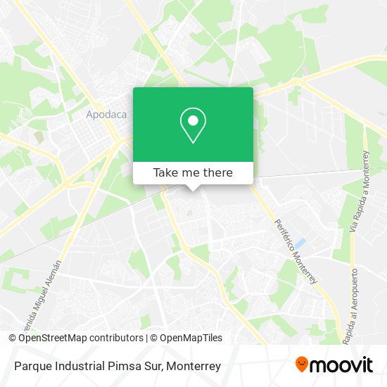 Parque Industrial Pimsa Sur map