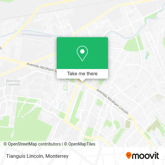 Tianguis Lincoln map